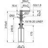 Dozownik Comfort Franke mosiężny 1190578771 kolor Stal optyczna